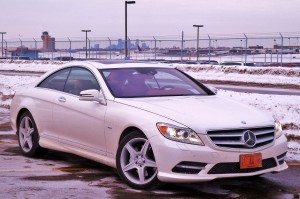 The Bi-Turbo Mercedes CL550 4Matic Coupe combines the ultimate luxury of a sporty coupe with winter-beating all-wheel drive.