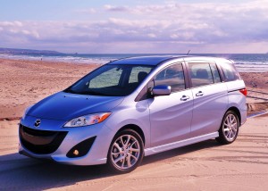 The 2012 Mazda5 is somewhere between a mini-minivan and an elongated compact=