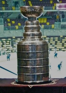 Lord Stanley's Cup stood for hours of Duluth hockey fans at AMSOIL Arena.