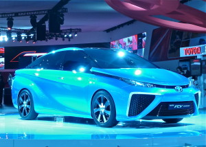 Toyota's FCV concept looked ready to build.