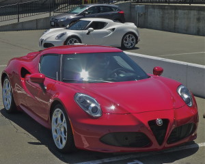 Light, carbon-fiber Alfa Romeo 4C gets exotic speed from 1,750 ccs.