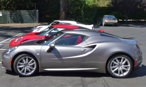 Every contour has a purpose in the 2,465-pound Alfa 4C.