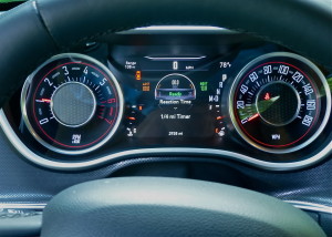 Gauge package includes timers for 0-60, quarter mile, and driver reaction.