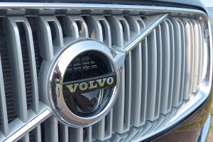 Volvo grille emblem houses all the camera and radar detection devices to enhance driver command.