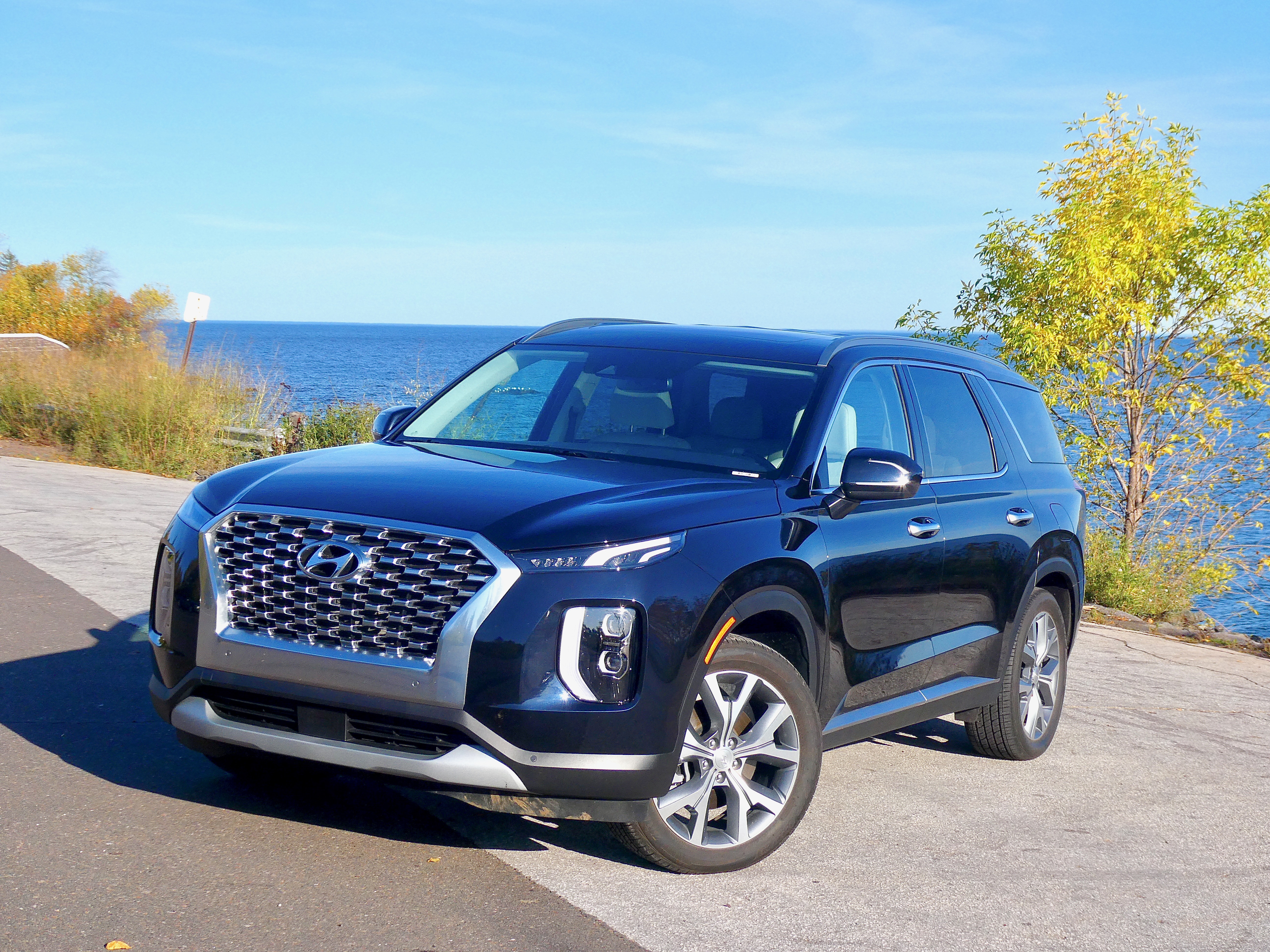 Palisade grille will be a new signature look for Hyundai.