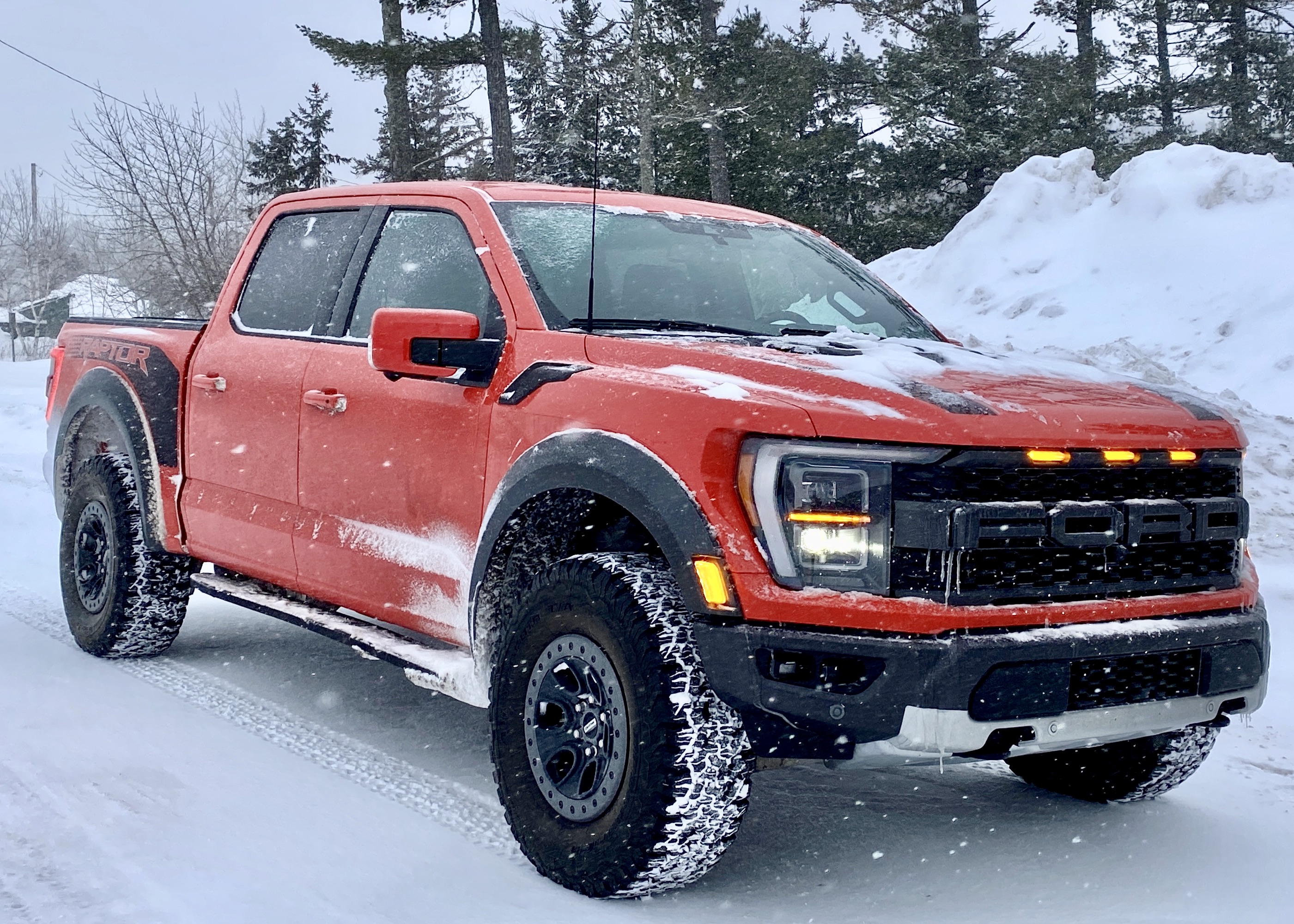 Ford Raptor gains capability every generation, conquers blizzards with ease.